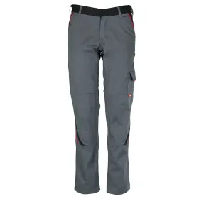 Damen Bundhose &quot;HIGHLINE&quot; 36, schiefer/schwarz/rot