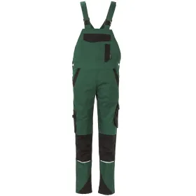 Damen Stretch-Latzhose "Norit" grün/schwarz, 40