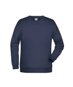 Herren Basic Sweatshirt Men L, navy