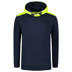 Kapuzen-Sweatshirt &quot;303005&quot; Safety 3XL, ink/yellow